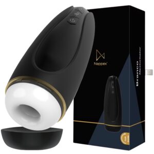 Masturbator – Nappex™ Branco Black – Premium Mastubators (10 Languages